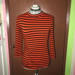 ***sold*** Bad Girl striped top 3/4 sleeves